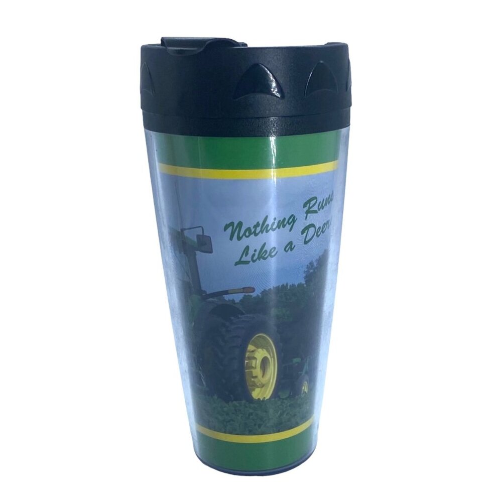ThermoServ John Deere Tractor Nothing Runs Like‎ A Deer Tumbler Travel Cup 7.5"